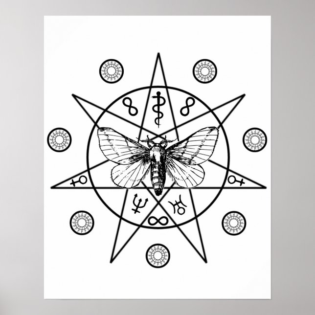 Occult Secrets Black Sigil Poster (Framsidan)