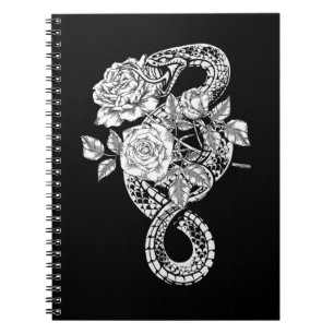 Occult Snake Ro Wicca Goth Witchcraft Anteckningsbok