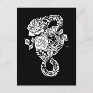 Occult Snake Ro Wicca Goth Witchcraft Vykort