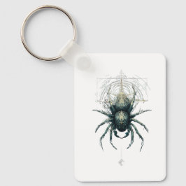 Occult Spider Mystic Geometry Dark Art Nyckelring