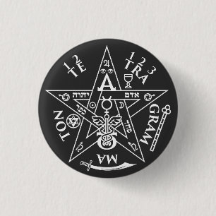 Occult Tetragrammaton Sigil T-Shirt Knapp