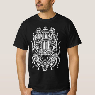 Occult Torn Demon - Gothic Mörk Symmetry Art T Shirt