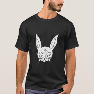 Occult Witchcraft Gothic Cat Sacred Geometry Dark T Shirt
