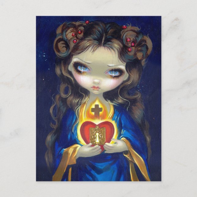 "Occulta Cordis" vykort (Framsida)