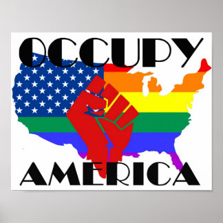 OccupAmerica LGBTQ Poster