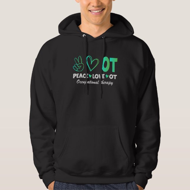 Occupational Therapist Funny Pediatric OT Month  1 Hoodie (Framsida)