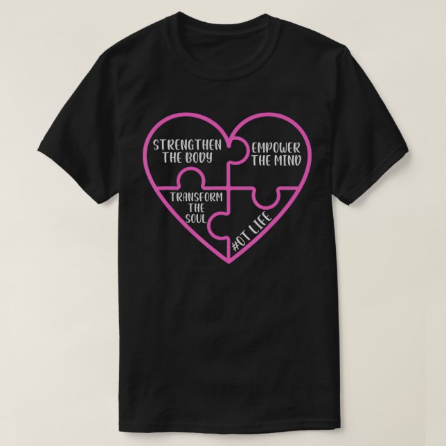 Occupational Therapist OT Therapy Pediatric Curati T Shirt (Design framsida)