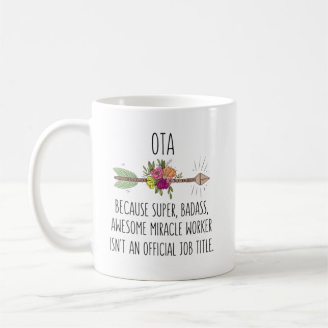 Occupational Therapy Aide OTA Gift Idea Kaffemugg (Vänster)