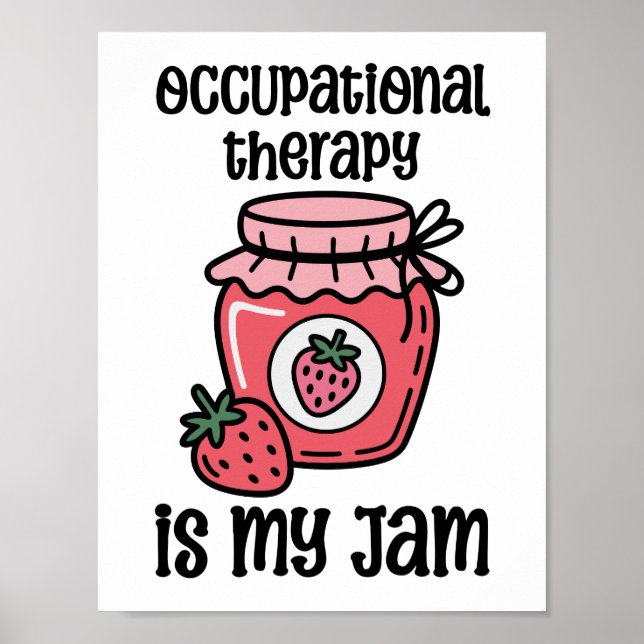 Occupational Therapy Funny Quote Poster (Framsidan)