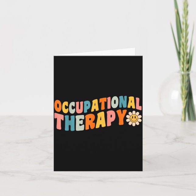 Occupational Therapy Groovy Occupational Therast O Kort (Framsida)