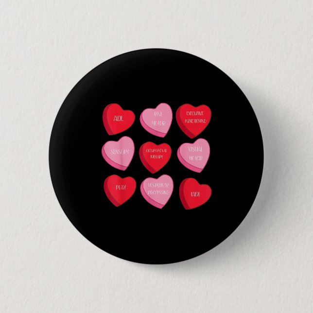 Occupational Therapy Heart Candy Valentine Day Ot  Knapp (Framsida)