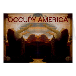 OCCUPY AMERICA HÄLSNINGSKORT