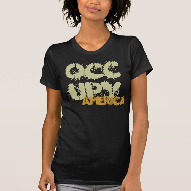 OCCUPY AMERICA T SHIRT (Framsida)