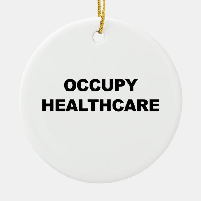 OCCUPY HEALTHCARE JULGRANSPRYDNAD KERAMIK (Framsidan)