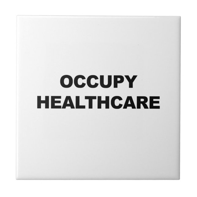 OCCUPY HEALTHCARE KAKELPLATTA (Framsidan)