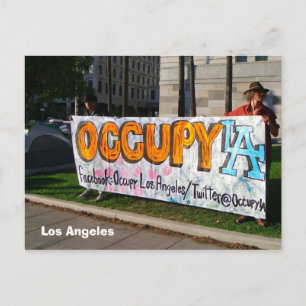 Occupy LA-vykort! Vykort
