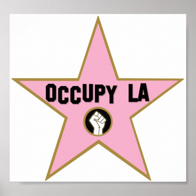 Occupy Los Angeles Poster (Framsidan)