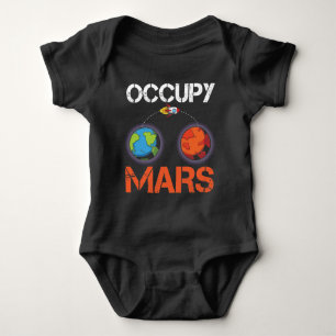 Occupy Mars Austronaut Space Frakt Science T Shirt