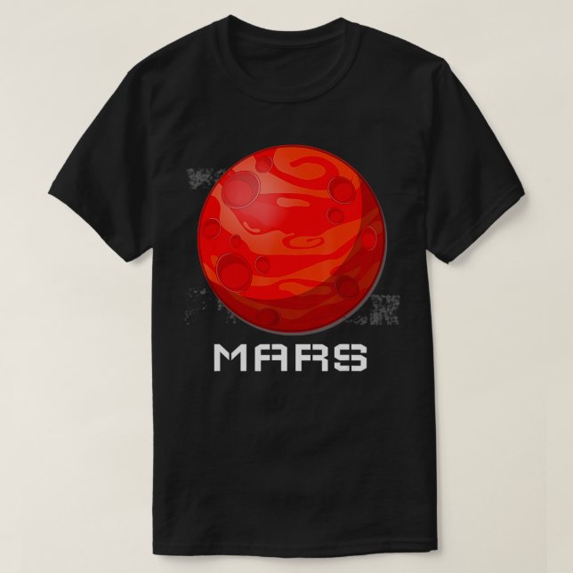 Occupy Mars Planet Design  T Shirt (Design framsida)
