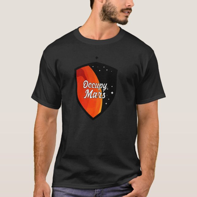 Occupy Mars T Shirt (Framsida)