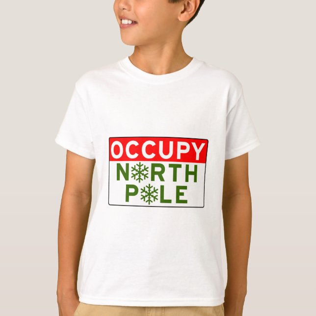 Occupy North Pole T-shirt (Framsida)