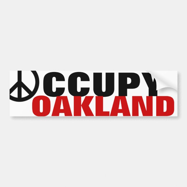 OCCUPY OAKLAND BILDEKAL (Framsidan)