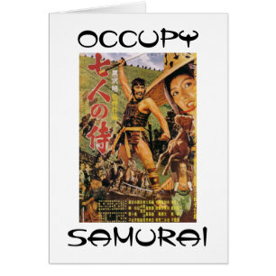 OCCUPY SAMURAI HÄLSNINGSKORT