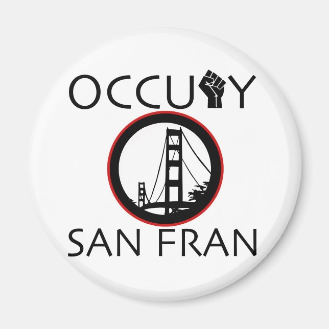 Occupy San Fransisco Magnet (Framsidan)