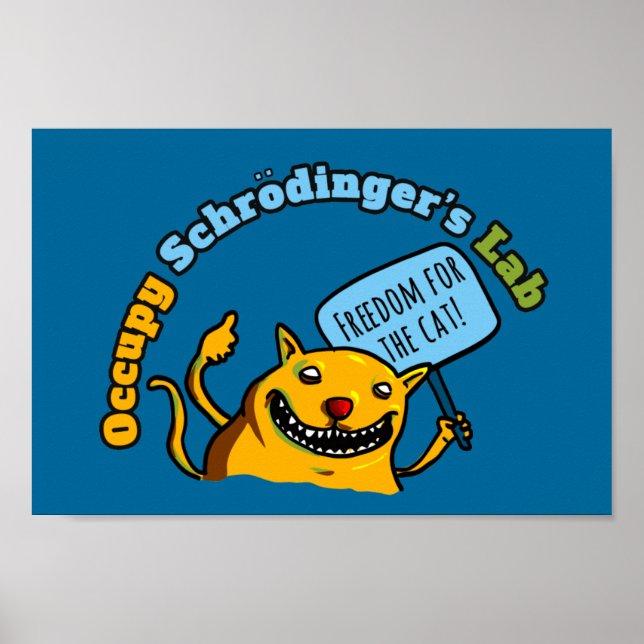 Occupy Schrodingers Lab Poster (Framsidan)