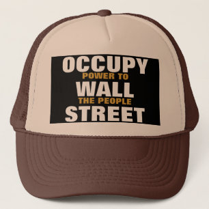OCCUPY WALL STREET BEFOGENHET FÖR FOLKET TRUCKERKEPS