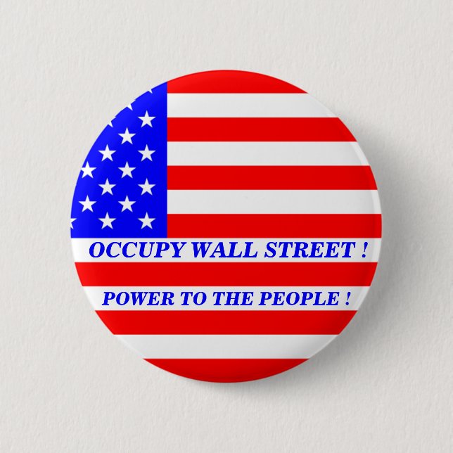 OCCUPY WALL STREET BEFOLKNING! KNAPP (Framsida)