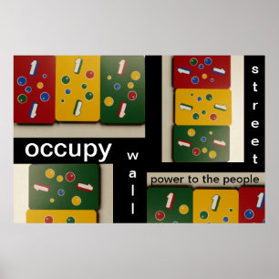 occupy wall street makt till folket poster