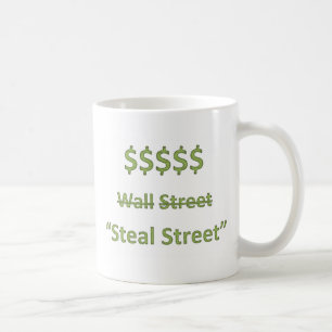 Occupy wall street Retro Kaffemugg