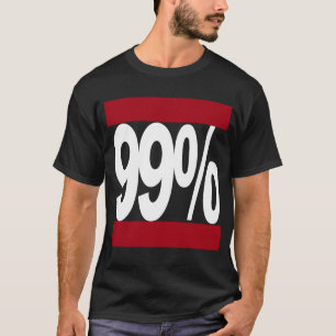 Occupy wall street skjorta för stil för 99% tee