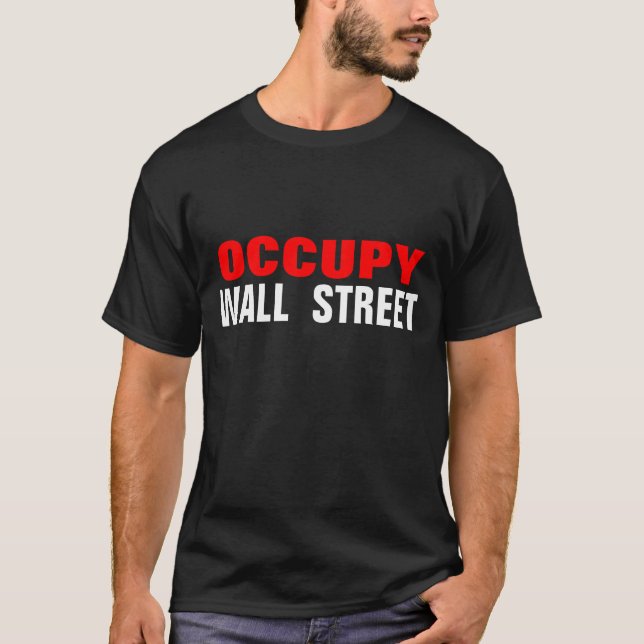 OCCUPY WALL STREET T-SHIRT (Framsida)