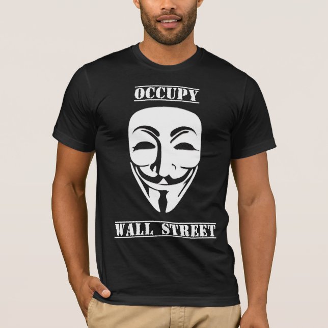 Occupy wall street t shirt (Framsida)