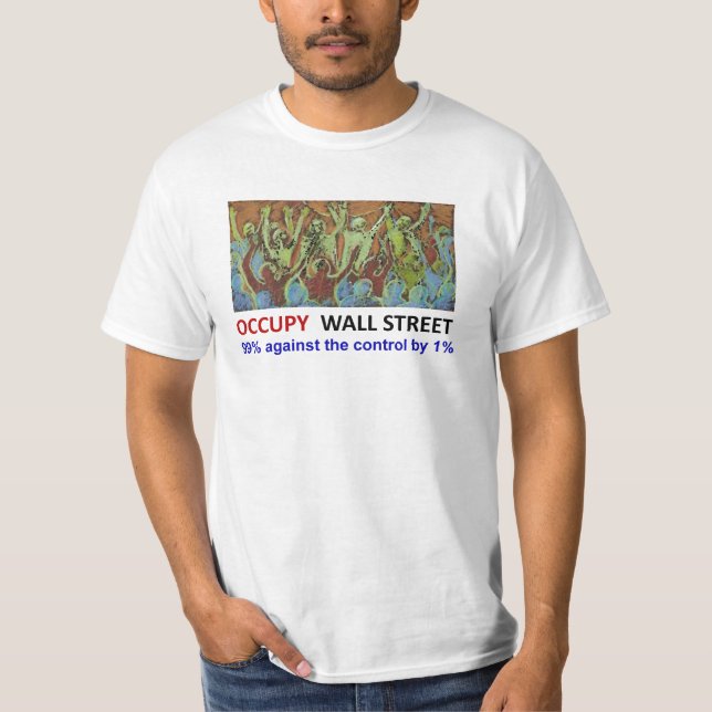 Occupy wall street t-shirt (Framsida)