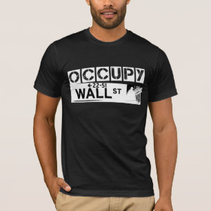 Occupy wall street T-tröja - svart Tee