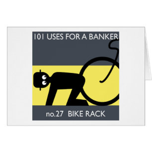 occupy wall street - ta din cykel! hälsningskort