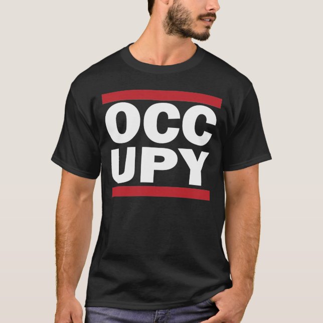 Occupy wall street tee shirt (Framsida)