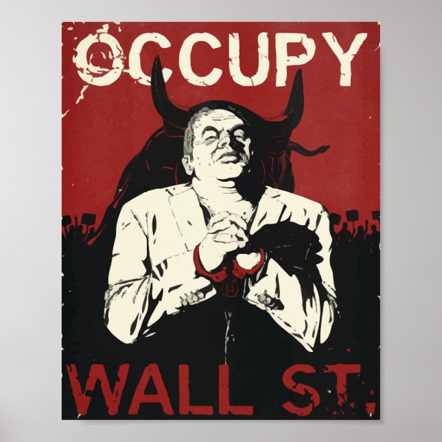 Occupy Wallstreet-utskrift, Poster Pappert (Framsidan)