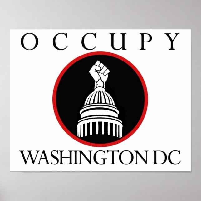Occupy Washington DC Poster (Framsidan)