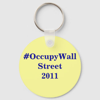 #OccupyWallStreet-nyckelkedja Nyckelring
