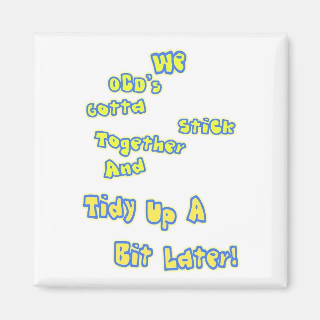 OCD är enat! Magnet (Framsidan)