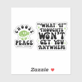 OCD Awareness Choose Peace Over Relief Klistermärken