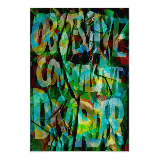 OCD Awareness, Colour Theory Poster (Textured) (Framsidan)
