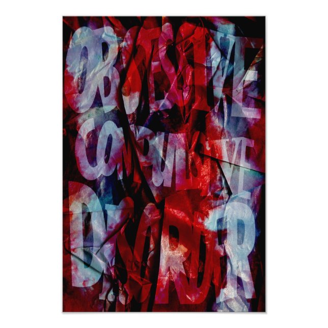 OCD Awareness, Colour Theory Poster (Textured) (Framsidan)