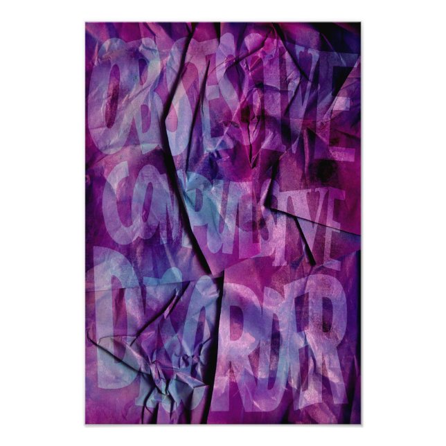 OCD Awareness, Colour Theory Poster (Textured) (Framsidan)