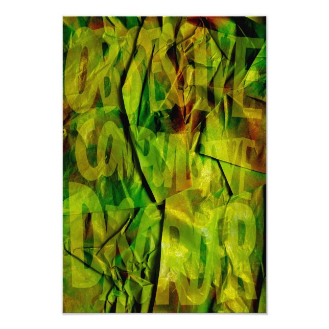 OCD Awareness, Colour Theory Poster (Textured) (Framsidan)