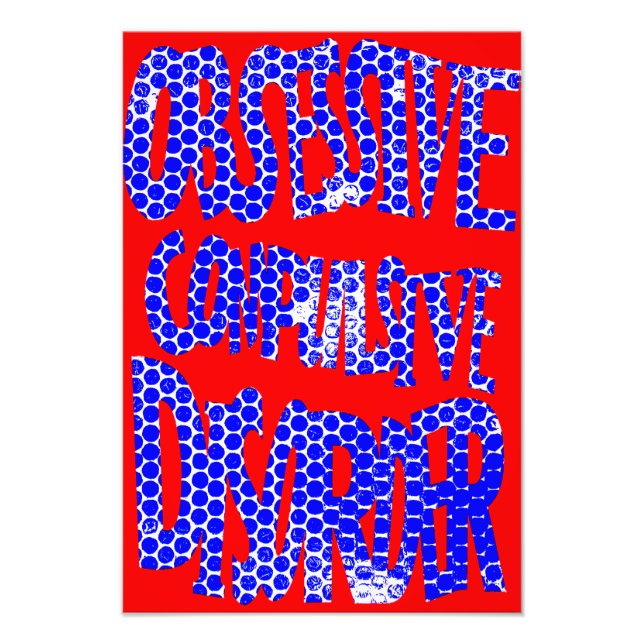 OCD Awareness Poster (Textured) (Framsidan)